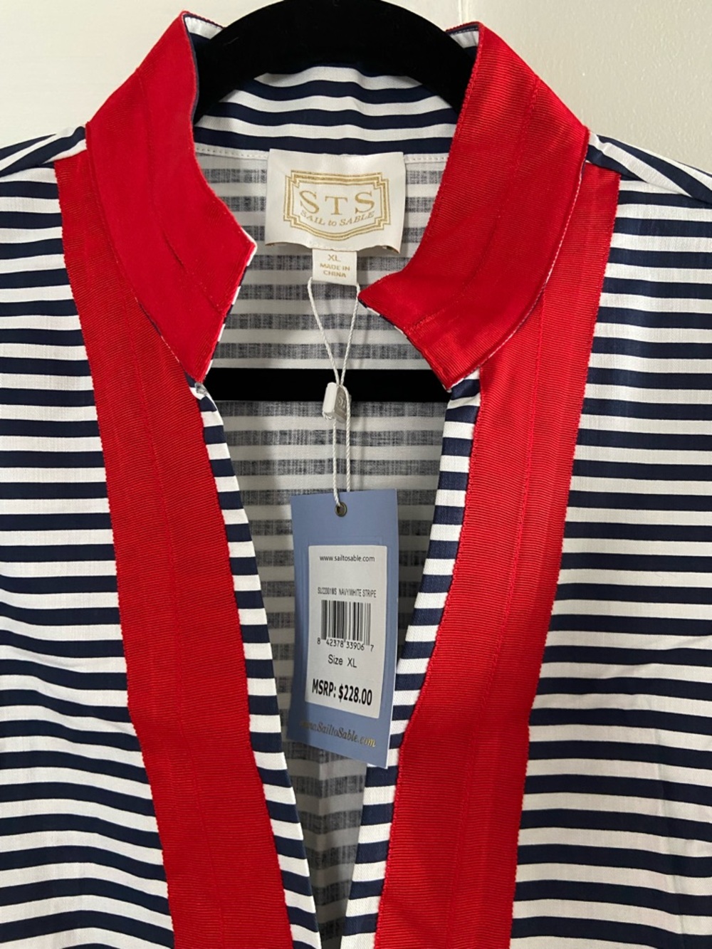 Sail to Sable sleeveless Nautical maxi dress XL NWT